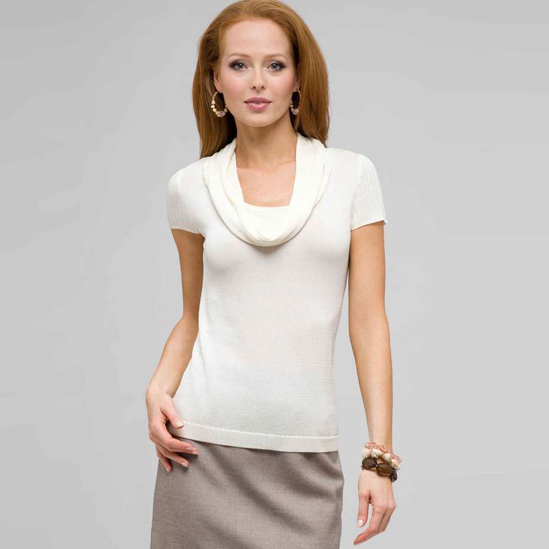 Cowl Neck Top, , large image number 0